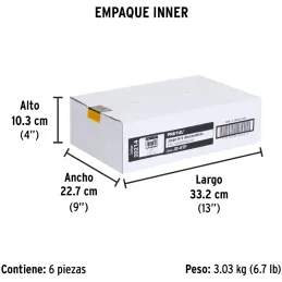Juego Desarmadores 6 Pza 3/16 1/4"Mango de PVC, JD-6BP 20214 Pretul Pretul-Juego Desarmadores 6 Pza 3/16 1/4"Mango de PVC, JD-6B
