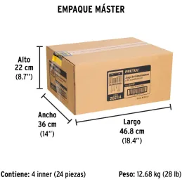 Juego Desarmadores 6 Pza 3/16 1/4"Mango de PVC, JD-6BP 20214 Pretul Pretul-Juego Desarmadores 6 Pza 3/16 1/4"Mango de PVC, JD-6B