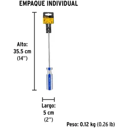 Desarmador Estrella 1/4" x8" N2 MangoPVC Pretul 21475 Pretul-Desarmador Estrella 1/4" x8" N2 MangoPVC Pretul 21475 Barra de acer