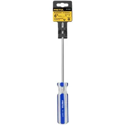 Desarmador Estrella 1/4" x6" N2 MangoPVC Pretul 21477 Pretul-Desarmador Estrella 1/4" x6" N2 MangoPVC Pretul 21477 Barra de acer