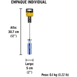 Desarmador Estrella 1/4" x6" N2 MangoPVC Pretul 21477 Pretul-Desarmador Estrella 1/4" x6" N2 MangoPVC Pretul 21477 Barra de acer