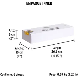 Desarmador Estrella 1/4" x6" N2 MangoPVC Pretul 21477 Pretul-Desarmador Estrella 1/4" x6" N2 MangoPVC Pretul 21477 Barra de acer