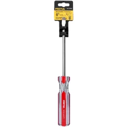 Desarmador Plano 5/16" x6" MangoPVC Pretul 21463 Pretul-Desarmador Plano 5/16" x6" MangoPVC Pretul 21463 Barra de acero al carbo