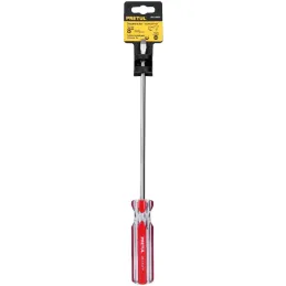 Desarmador Plano 1/4" x8" MangoPVC Pretul 21460 Pretul-Desarmador Plano 1/4" x8" MangoPVC Pretul 21460 Barra de acero al carbono
