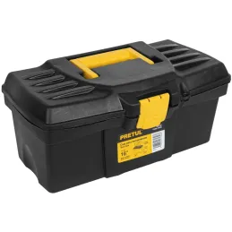 Caja para Herramientas Plastica Largo 16", Ancho 8", Alto 7 3/8", Peso 0.8 kg, CHP-16P 20532 Pretul Pretul-Caja para Herramienta