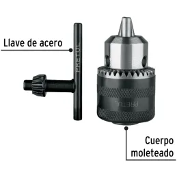Mandriles Chucks con Llave 3/8" Universal, BRO-3/8N-P 27037 Pretul Pretul-Mandriles Chucks con Llave 3/8" Universal, BRO-3/8N-P 