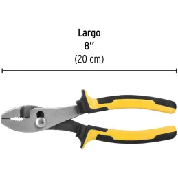 Alicates de mecanico 8" ComfortGrip Acarbono MangoPVC Pretul 22673 Pretul-Alicates de mecanico 8" ComfortGrip Acarbono MangoPVC 