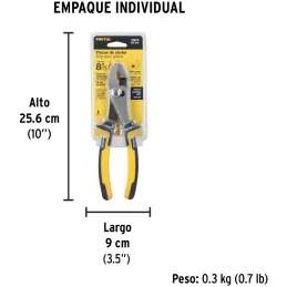 Alicates de mecanico 8" ComfortGrip Acarbono MangoPVC Pretul 22673 Pretul-Alicates de mecanico 8" ComfortGrip Acarbono MangoPVC 