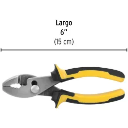 Alicates de mecanico 6" ComfortGrip Acarbono MangoPVC Pretul 22672 Pretul-Alicates de mecanico 6" ComfortGrip Acarbono MangoPVC 
