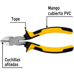 Alicates de corte diagonal 6" ComfortGrip Acarbono MangoPVC Pretul 22675 Pretul-Alicates de corte diagonal 6" ComfortGrip Acarbo