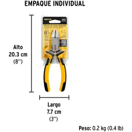 Alicates de corte diagonal 6" ComfortGrip Acarbono MangoPVC Pretul 22675 Pretul-Alicates de corte diagonal 6" ComfortGrip Acarbo