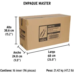 Alicates de corte diagonal 6" ComfortGrip Acarbono MangoPVC Pretul 22675 Pretul-Alicates de corte diagonal 6" ComfortGrip Acarbo