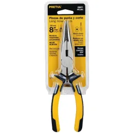 Alicates de punta y corte 8" ComfortGrip Acarbono MangoPVC Pretul 22671 Pretul-Alicates de punta y corte 8" ComfortGrip Acarbono