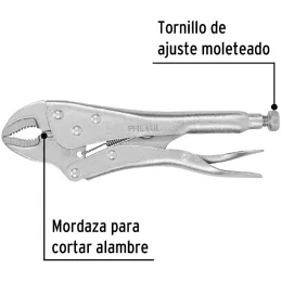 Alicates de Presion 10" Curvo Acarbono Pretul 22700 Pretul-Alicates de Presion 10" Curvo Acarbono Pretul 22700 Mordazas curvas d