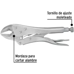 Alicates de Presion 10" Recta Acarbono Pretul 22702 Pretul-Alicates de Presion 10" Recta Acarbono Pretul 22702 Mordazas de acero