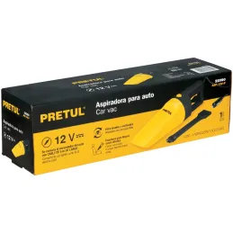 Aspiradoras para Autos Vehiculos 12v filtro intercambiable y cepillos Pretul 22090 Pretul-Aspiradoras para Autos Vehiculos 12v f