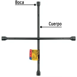 Llaves de Rueda 20" en Cruz 17mm 3/4 13/16 7/8 Galvanizadas Pretul 21802 Pretul-Llaves de Rueda 20" en Cruz 17mm 3/4 13/16 7/8 G