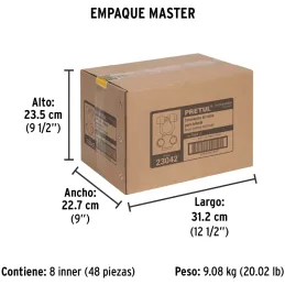 Juego de terminales para bateria 2 pza, poste superior. Laton, TEBA-3 23042 Pretul Pretul-Juego de terminales para bateria 2 pza
