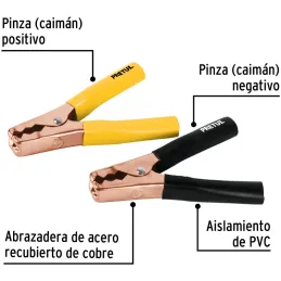 Caiman Cocodrilo para Cables pasa Corriente Auto Bateria Pretul 20123 Pretul-Caiman Cocodrilo para Cables pasa Corriente Auto Ba