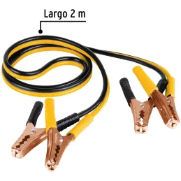 Cables pasa Corriente 10 AWG x2m Auto Bateria con Funda CAP-2010P 22807 Pretul Pretul-Cables pasa Corriente 10 AWG x2m Auto Bate