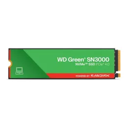 Nvme WD SSD Green Sn3000 1Tb Western digital-Nvme WD SSD Green Sn3000 1TbVelocidad de Lectura: 5000 MB/s, Velocidad de Escritura