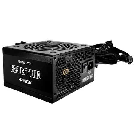 Fuente de alimentacion Asrock, 750W, ATX, 80 Plus Bronze.