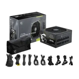 Fuente de alimentacion MSI MAG A1200PLS PCIE5, 1200W, 80 PLUS Platinum, Formato ATX.