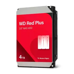 Disco duro Western Digital Red Plus WD40EFZZ, 4TB, SATA, 5400rpm, 3.5", Cache 128MB