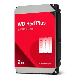 Disco duro Western Digital Red Plus WD20EFPX, 2TB, SATA, 5400rpm, 3.5", Cache 64MB