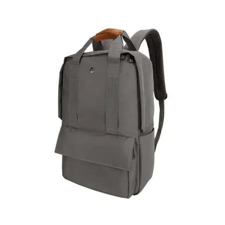 Backpack Teros City II TE-9033AG, para Notebooks de hasta 15.6", Griss Ceniza