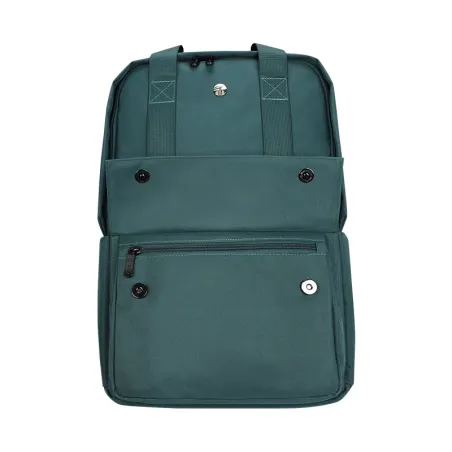 Backpack Teros City II TE-9032GR, Para Notebooks de hasta 15.6", Color Verde