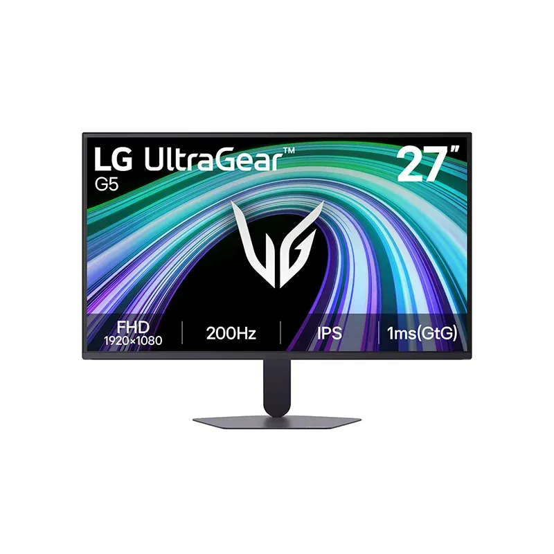 Monitor LG Gaming UltraGear G5, 27"/FHD/IPS/200Hz/HDMIx2/DP/Salida_auriculares (3-Polos)