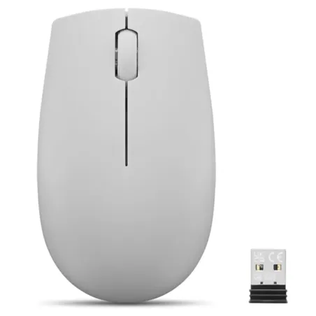 Mouse Inalambrico Compacto Lenovo 300, Color Gris Artico.