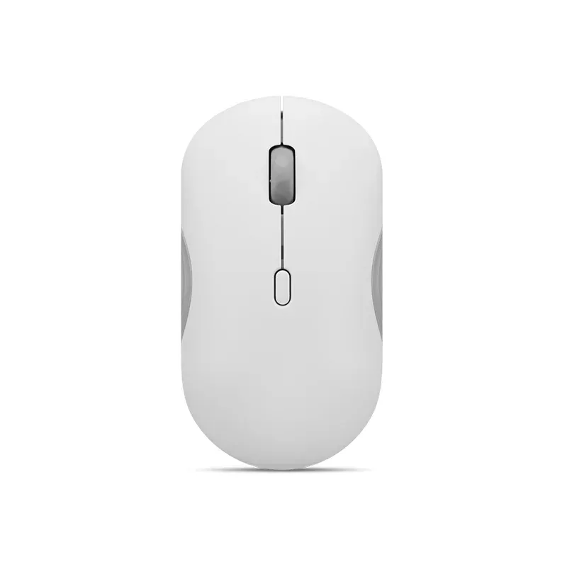 Mouse Inalambrico Lenovo 350 silencioso inalambrico (Dual Bluetooth 5.3) Color gris nube, sin bateria