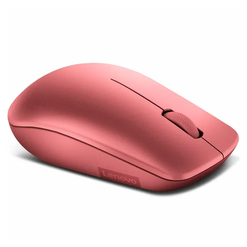 Mouse Inalambrico Lenovo 530 Inalambrico/Diseño Ambidextro/Sensor Optico/1200 DPI/Color Rojo Cereza.