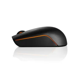 Mouse Inalambrico Lenovo 300 compacto, inalambrico (2.4GHz a traves de nano receptor USB-A), Negro