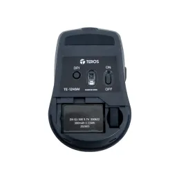 Mouse Inalambrico Teros TE-1249AI, 2.4GHz, 8 botones, IA, DPI 3200, USB, BT