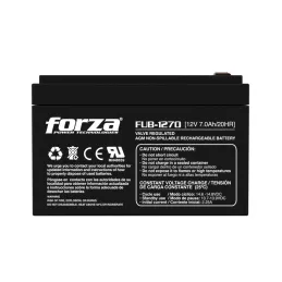 Bateria Forza FUB-1270 12V 7A AGM recargable para UPS, Panel, Moto