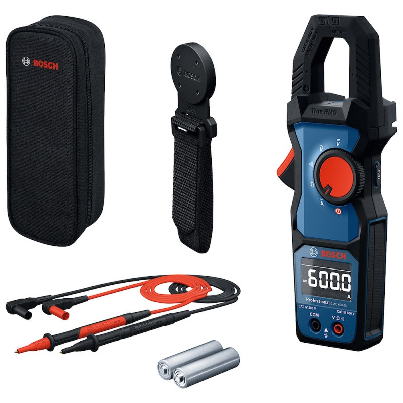Pinza Amperímetrica GMC 600-15 True RMS 600V IP54 Bosch 0601077601