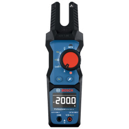 Pinza Amperimetrica Horquilla GFM 1000-15 True RMS 1000V CA 200A IP54 Bosch 0601077400