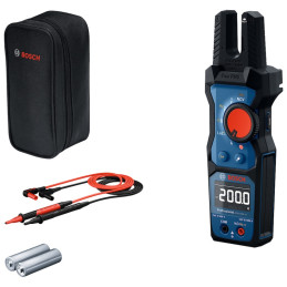 Pinza Amperimetrica Horquilla GFM 1000-15 True RMS 1000V CA 200A IP54 Bosch 0601077400