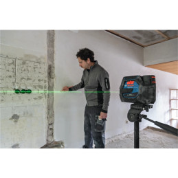 Nivel Laser GCL 12V-50-22 CG 2Lienas 2Puntos Verdes 50m 12V Bosch 0601066S00