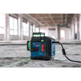 Nivel Laser GLL 80-33 G LI 3Lineas 360 Verde 30M Inc. Bat Bosch 0601065501