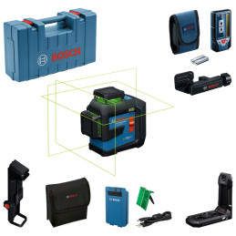 Nivel Laser GLL 80-33 G LI + R7 3Lineas 360 Verde 80M Inc. Bat Bosch 0601065502