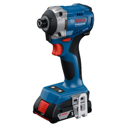 Taladro Percutor 1/2" GSB 185-LI + Atorn de Impacto 1/4" Hex 18V Brushless GDR 18V-215 Maleta Bosch 06019N20E7