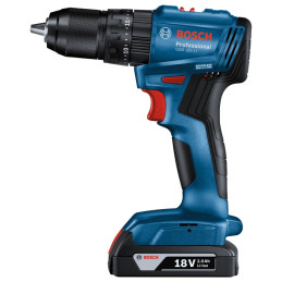 Taladro Percutor 1/2" GSB 185-LI + Atorn de Impacto 1/4" Hex 18V Brushless GDR 18V-215 Maleta Bosch 06019N20E7