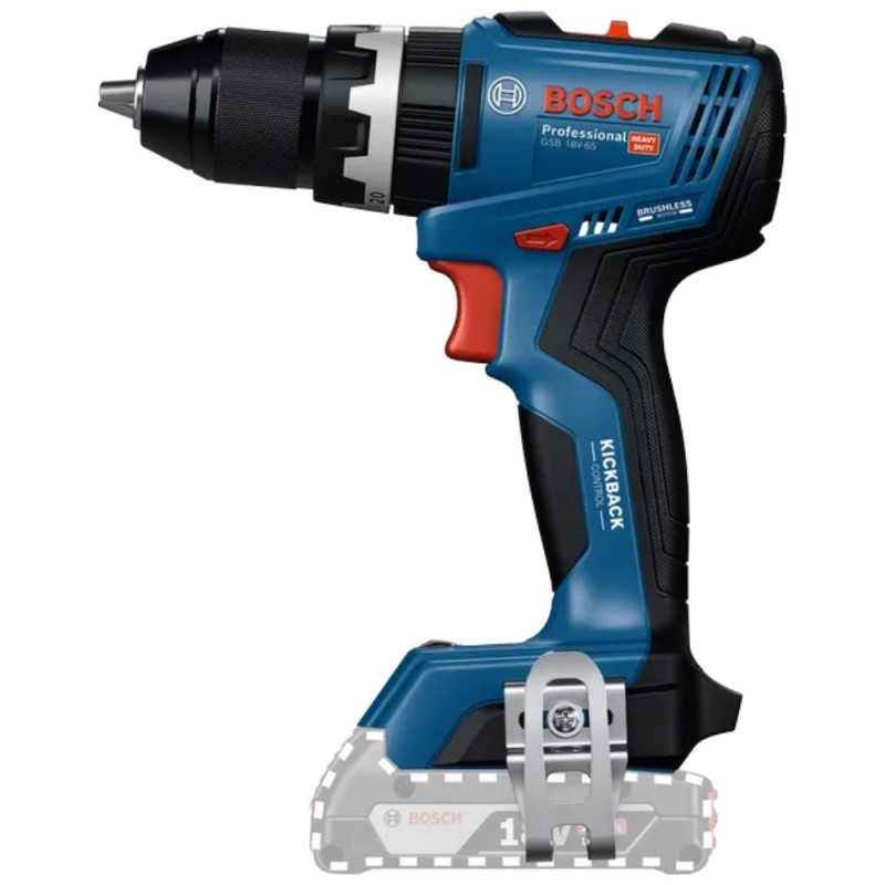 Taladro Percutor GSB 18V-65 1/2" 18V Brushless 76Nm Baretool Bosch 06019N31E3