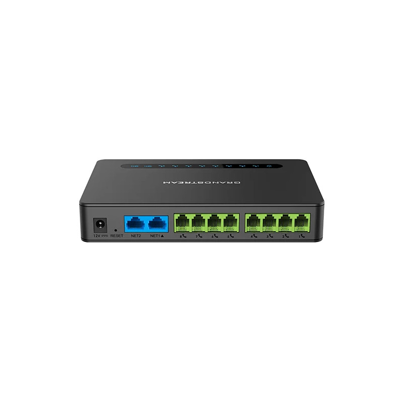 Gateway VOIP Grandstream HT818 V2 8 puertos FXS y un router NAT Gigabit integrado