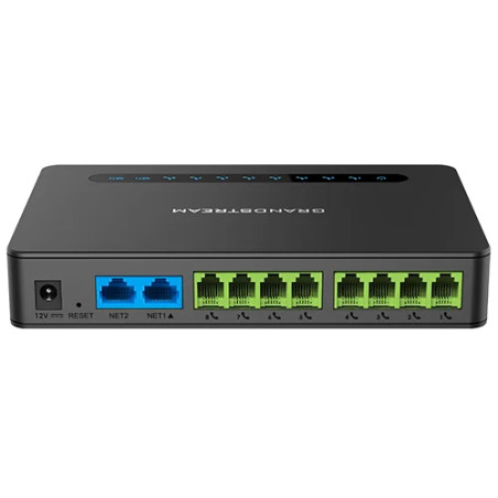Gateway VOIP Grandstream HT818 V2 8 puertos FXS y un router NAT Gigabit integrado