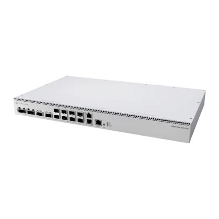 Switch Cloud Router Mikrotik CRS812-8DS-2DQ-2DDQ-RM 8 Port SFP 50G 2Port QSFP 200G 2 Pprt QSFP 400G RouterOS v7